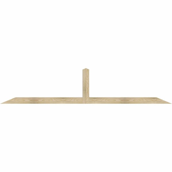 Ekena Millwork Portland Rough Sawn Timber Gable Bracket, Douglas Fir, 108"W x 22"H x 4"D x 4"F, 5/12 Pitch GBW108X22X0404POR00RDF - main